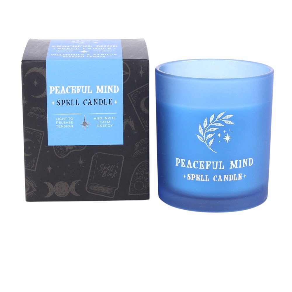 Something Different - Peaceful Mind Chamomile & Vanilla Duftkerze - Blau/Weiß